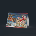 Vintage Santa Merry Christmas Greeting Card<br><div class="desc">Vintage Santa Merry Christmas Greeting Card.</div>