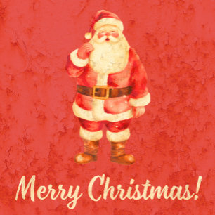 Vintage Santa Merry Christmas T-Shirt