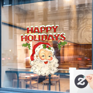 Vintage Santa No 2 Window Cling