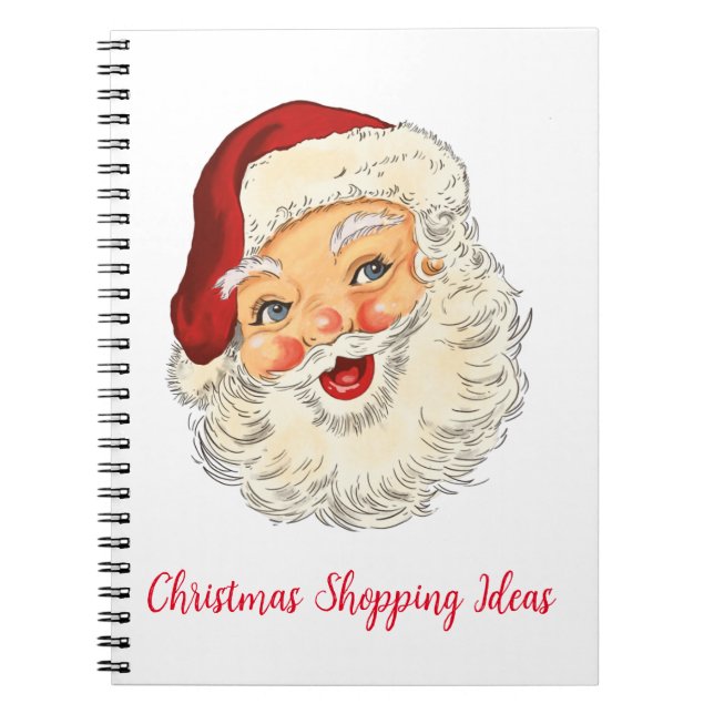 Vintage Santa Notebook  (Front)