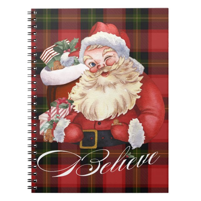 Vintage Santa Notebook (Front)