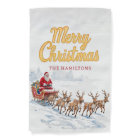 Vintage Santa Personalized Garden Flag