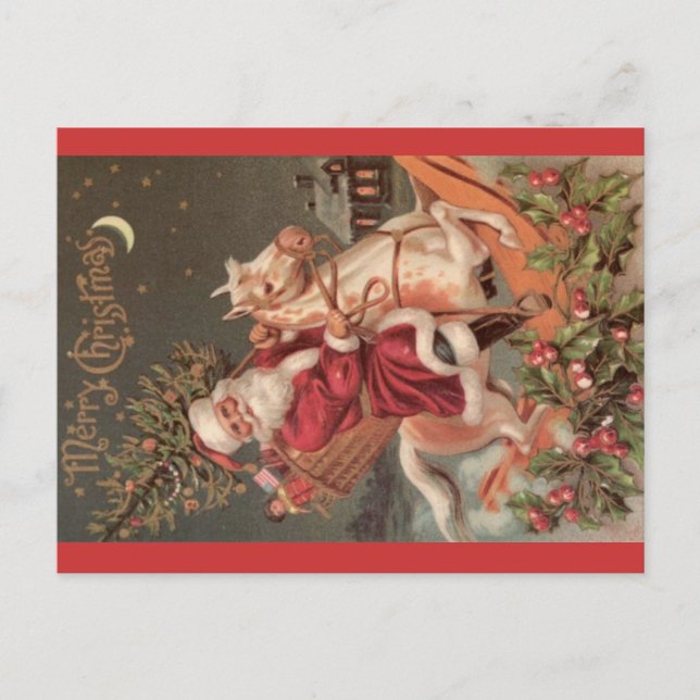 Vintage Santa postcard (Front)