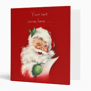 Vintage Santa Reworked! Binder