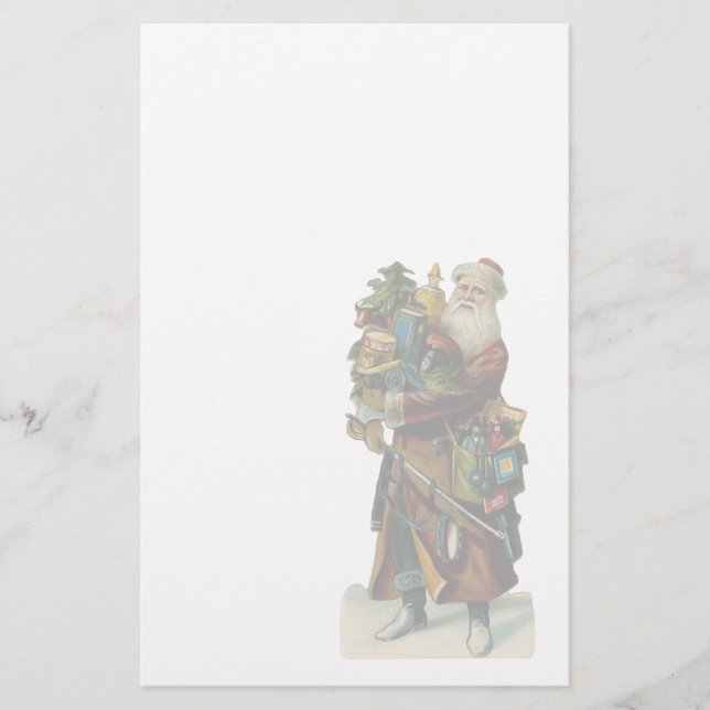 Vintage Santa Stationery (Front)