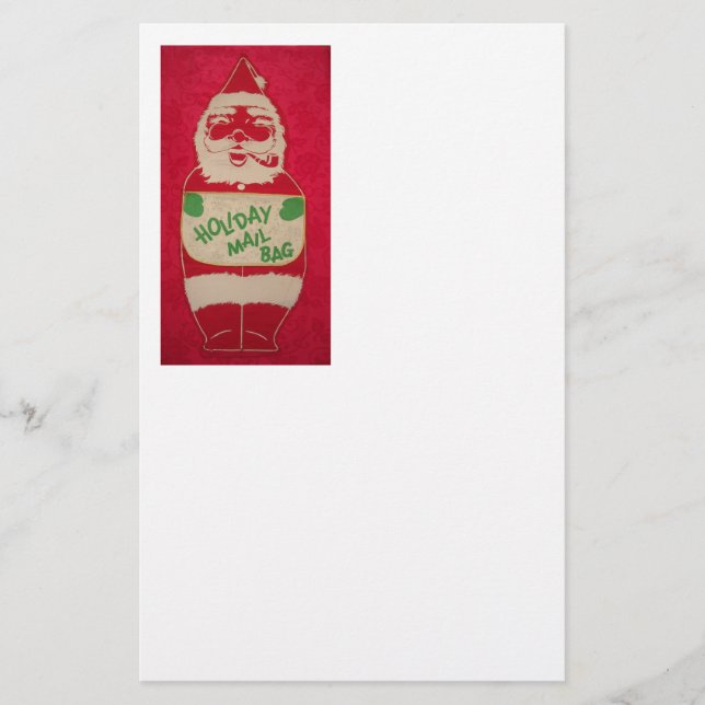 Vintage Santa Stationery (Front)
