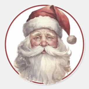 Vintage Santa Sticker