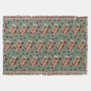 Vintage Santa Throw Blanket