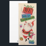 Vintage Santa Wishing You Merry Christmas Holiday Card<br><div class="desc">Vintage Santa Wishing You Merry Christmas Holiday Card.</div>