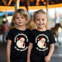 Vintage Santa's Promoting Me to Big Sister