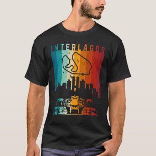 Vintage Sao Paulo Formula Racing Track Circuit Fan T-Shirt