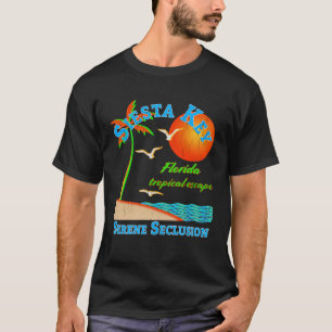 Vintage Sarasota Florida Siesta Key Family Beach V T-Shirt