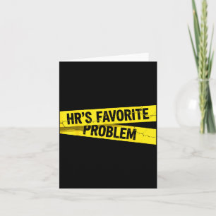 Vintage Sarcastic Retro Hr Violation Christmas Off Card