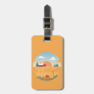 Vintage Saskatchewan Luggage Tag