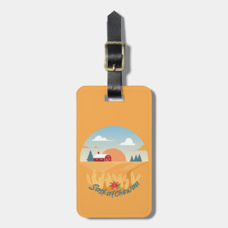 Vintage Saskatchewan Luggage Tag