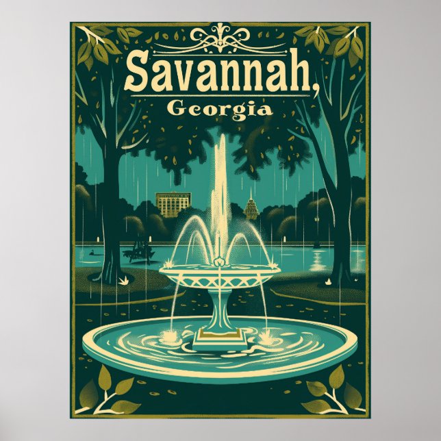 Vintage Savannah  Poster (Front)