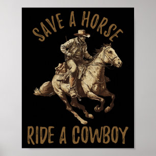 Vintage Save A Horse10 Poster