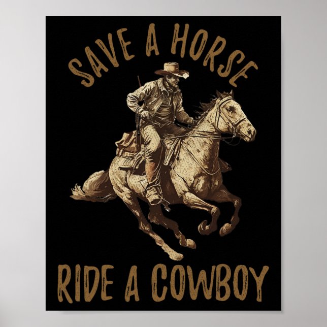 Vintage Save A Horse10  Poster (Front)