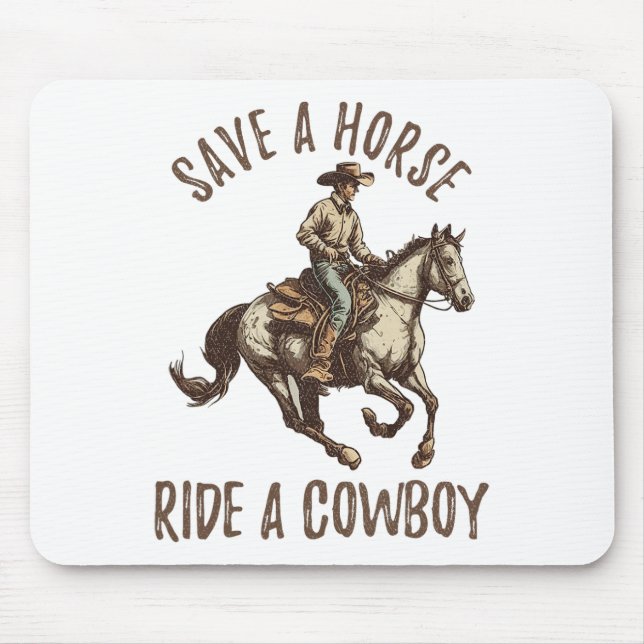 Vintage Save A Horse5  Mouse Pad (Front)