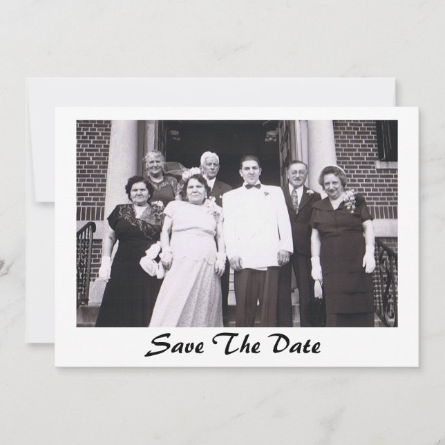 Vintage Save the Date (Front)