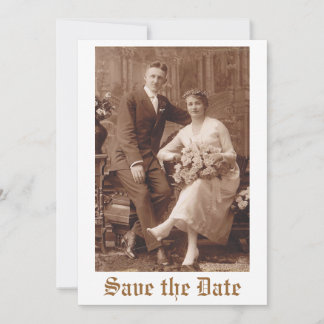 Vintage Save the Date