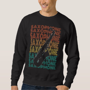 Vintage Saxophone For Saxophonists Sweatshirt