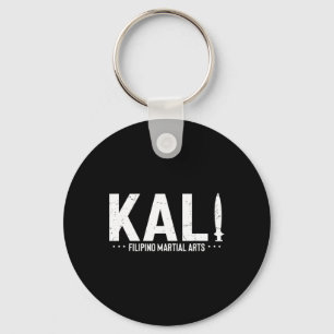 Vintage Saying Kali Filipino Martial Arts Training Keychain