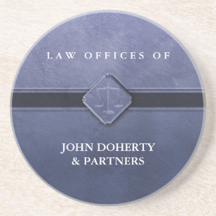 Vintage Scales of Justice Coaster