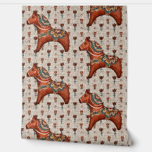 Vintage Scandinavia Folk Art Dala Horse