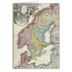Vintage Scandinavian Map