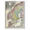 Vintage Scandinavian Map