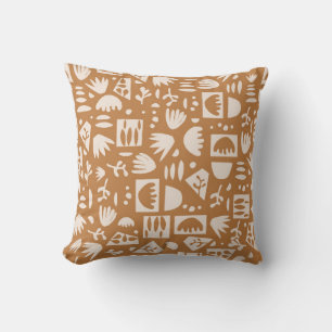 vintage Scandinavian simple, modern and contempora Throw Pillow