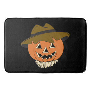 Vintage Scarecrow Bath Mat
