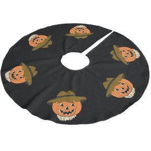 Vintage Scarecrow Brushed Polyester Tree Skirt