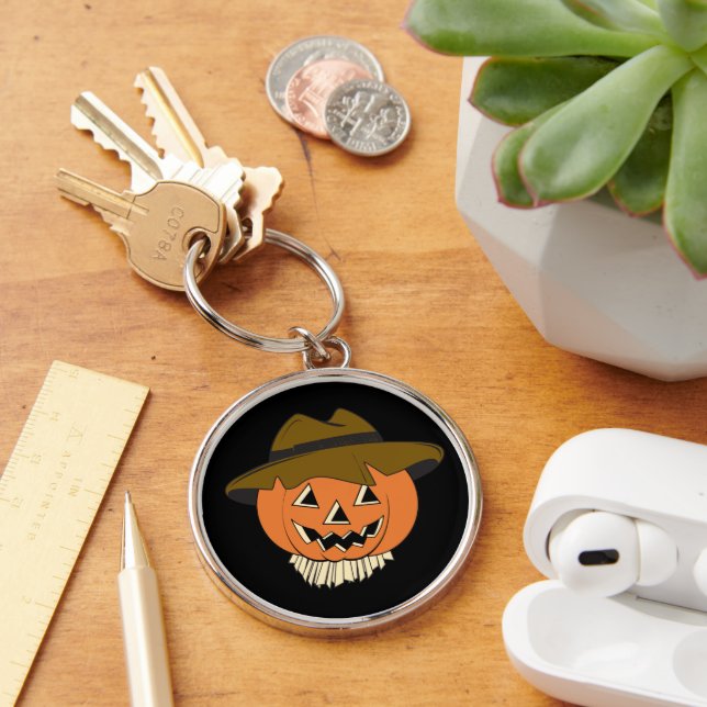 Vintage Scarecrow Keychain (Desk)