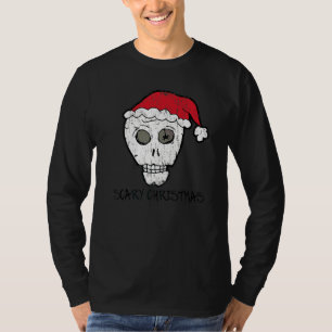 Vintage Scary Christmas Scull anti T-Shirt