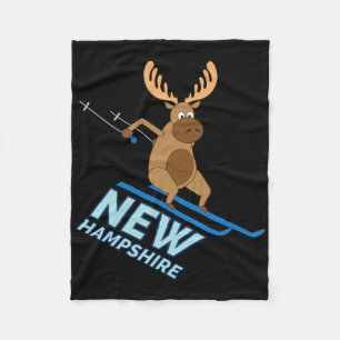 Vintage Scary Ghost Hovering Over A Spooky Haunted Fleece Blanket