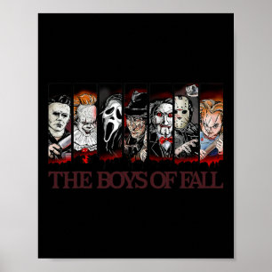 Vintage Scary Horror Movie Halloween-thanksgiving- Poster