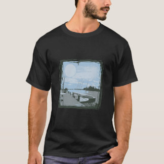 Vintage Scenic Road Landscape Nostalgic Graphic T- T-Shirt