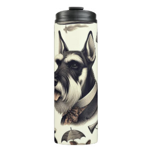 Vintage Schnauzer Seamless Thermal Tumbler