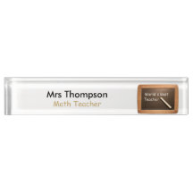 Vintage School Slate  Personalized Name Desk Plate