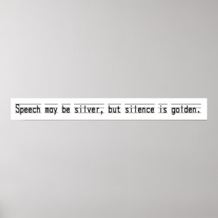 Vintage Schoolroom Proverb Poster