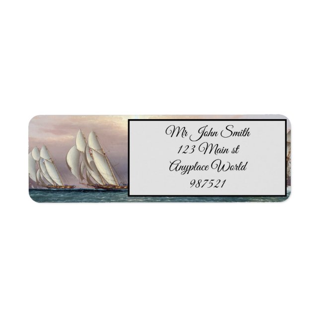 Vintage Schooners 1870s (Front)