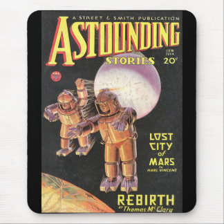 Vintage Sci Fi Comic Astounding Stories 1934 Mouse Pad