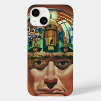 Vintage Science Fiction, Alien Brain in Laboratory