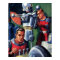 Vintage Science Fiction Astronauts Fixing a Robot