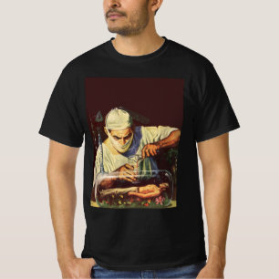 Vintage Science Fiction, Laboratory Mad Scientist T-Shirt