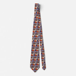 Vintage Science Fiction, Noah's Ark Wild Animals Tie