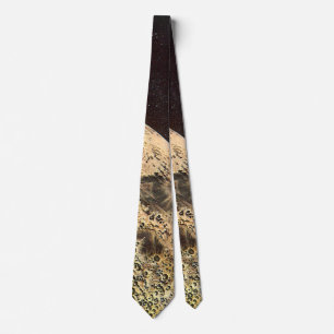 Vintage Science Fiction, Rocket Ship Over the Moon Tie