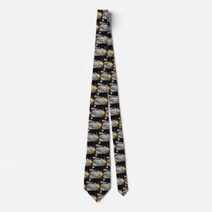 Vintage Science Fiction, Space Station on the Moon Tie